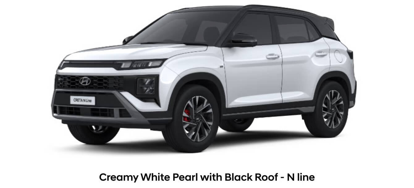 Cremy White Pearl Black Roof N Line4