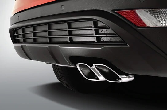 Twin-tip exhaust (Turbo only)