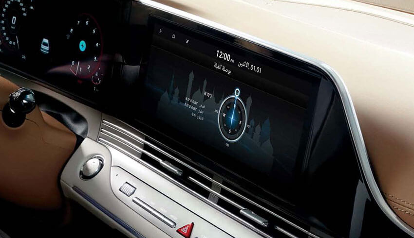 12.3˝ LCD touchscreen system