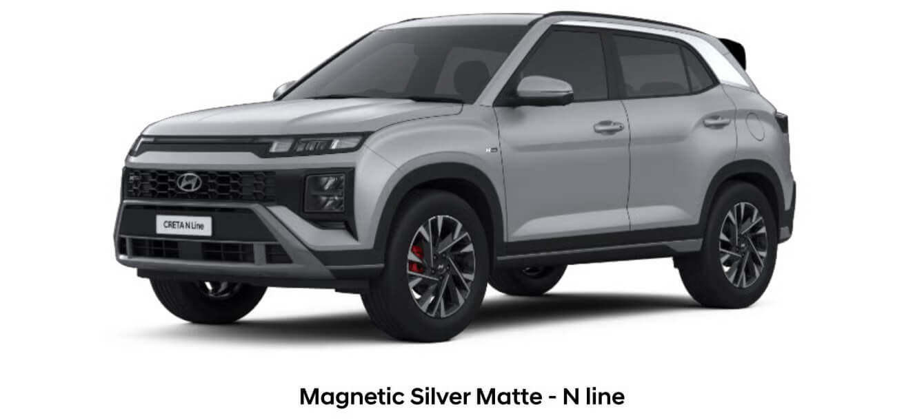 Magnetic Silver Matte N Line